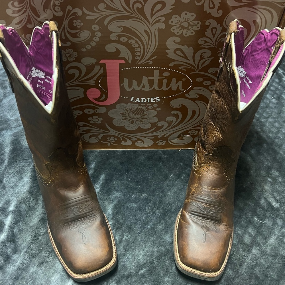 Great boots. Worn twice.